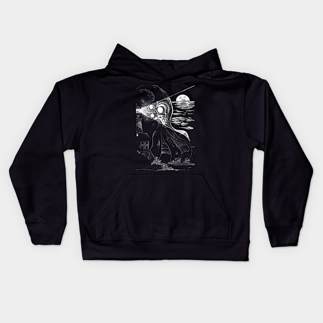 Cthulhu Kids Hoodie by Matthenegar